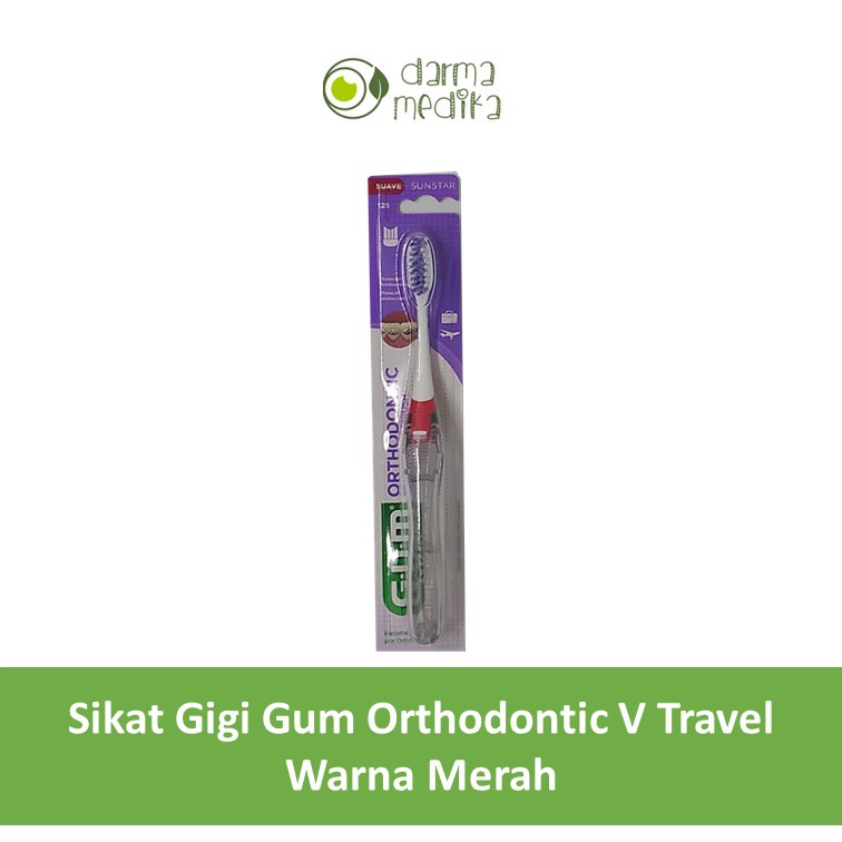 READY JKT Sikat gigi V travel GUM orto ortho behel braces kawat gigi ortodonti orthodonti