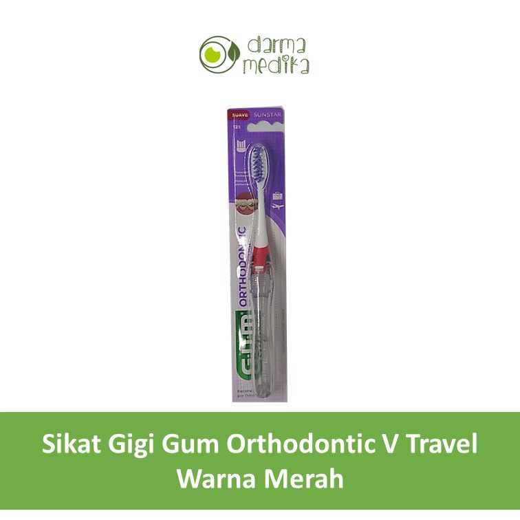 READY JKT Sikat gigi V travel GUM orto ortho behel braces kawat gigi ortodonti orthodonti