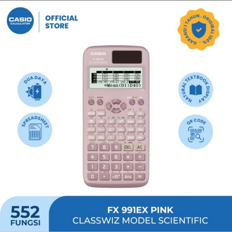 CASIO FX-991 EX ~ Kalkulator Ilmiah/Scientific Calculator 991EX Kuliah