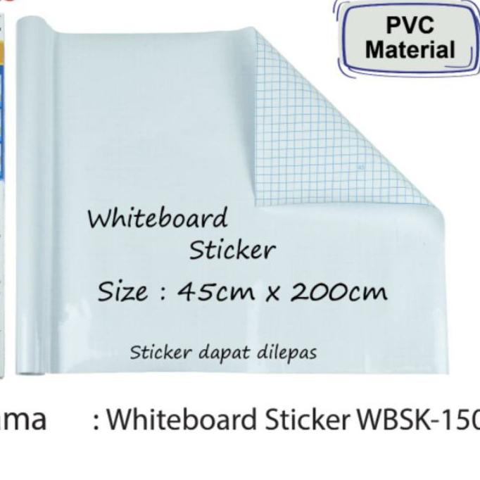 

지 Stiker Papan Tulis Putih Whiteboard Sticker Joyko WBSK-150 Berkualitas