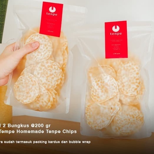 

TERBARU Paket 2 Bungkus Keripik Tempe Homemade | Tenpe Chips