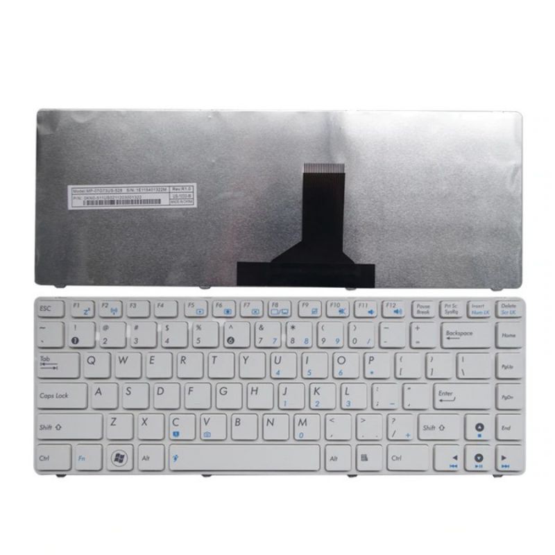 Keyboard putih Asus K42 K42F X44 X44H K43 X42 X43U Frame White Putih