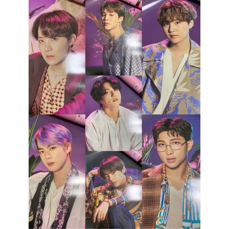 POSTER BTS MUSTER JAPAN MD OFFICIAL TAEHYUNG JUNGKOOK JIMIN NAMJOON RM YOONGI SUGA JHOPE HOSEOK