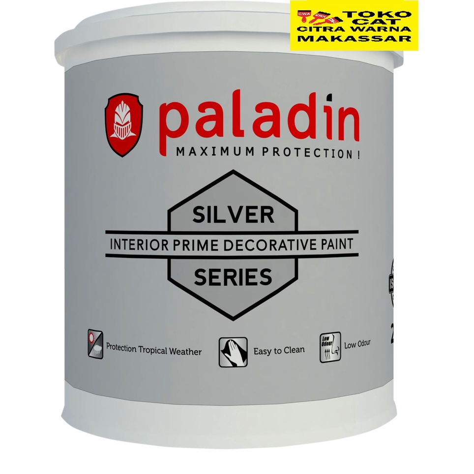 Jual Cat Tembok Interior Paladin Silver 2.5 Liter Shopee Indonesia