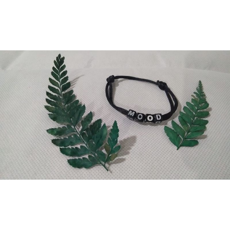 GELANG NAMA INISIAL//TALI SATIN 2MM