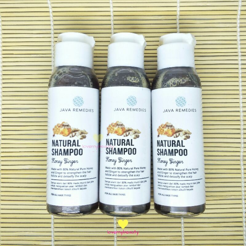 HONEY GINGER SHAMPOO / Shampoo Madu (Natural Shampoo)