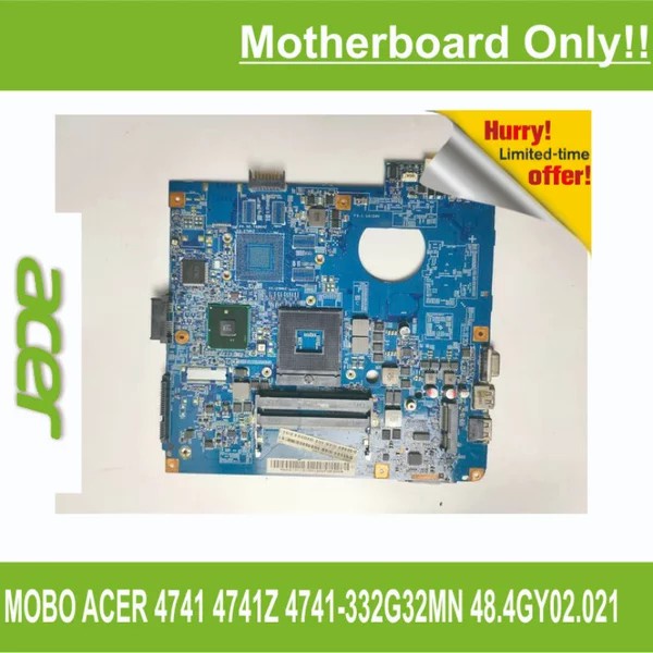 ET24 MBR-AC-16 Motherboard Mesin Laptop Acer 4741 4741Z 4741-332G32MN