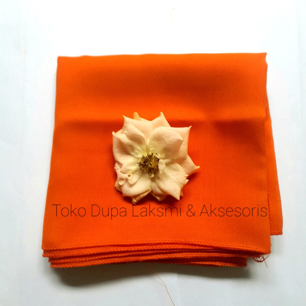 Selendang Murah Sifon Bali Polos panjang 2 m-Orange