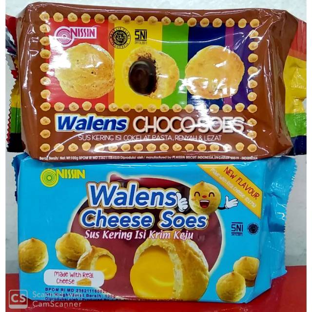 

Nissin walens chocolate soes 100g