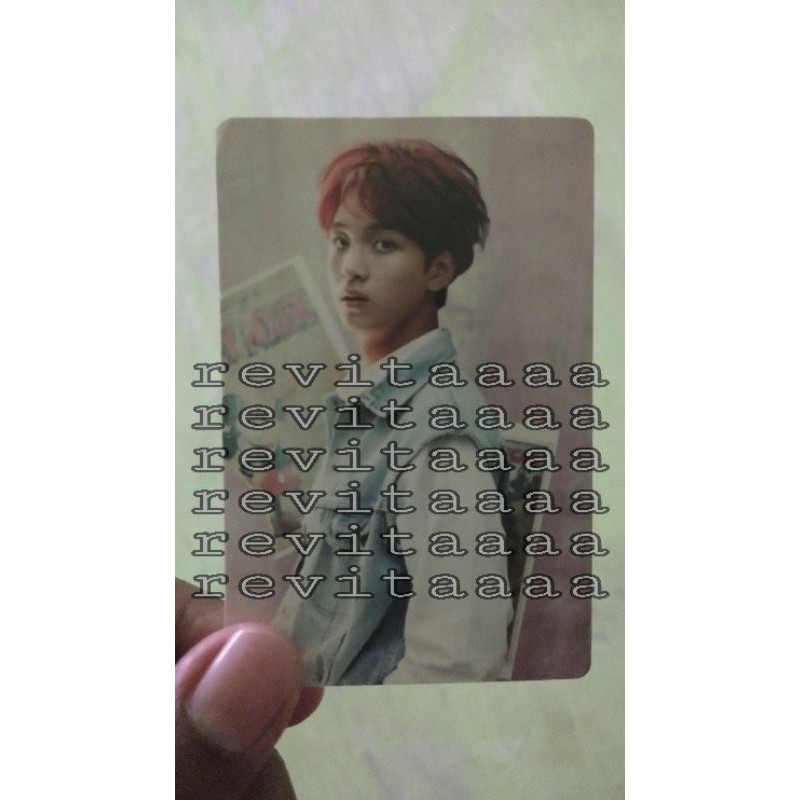 [BOOKED] photocard haechan season greeting 2017 pc haechan sg 2017 mini kalender februari hc
