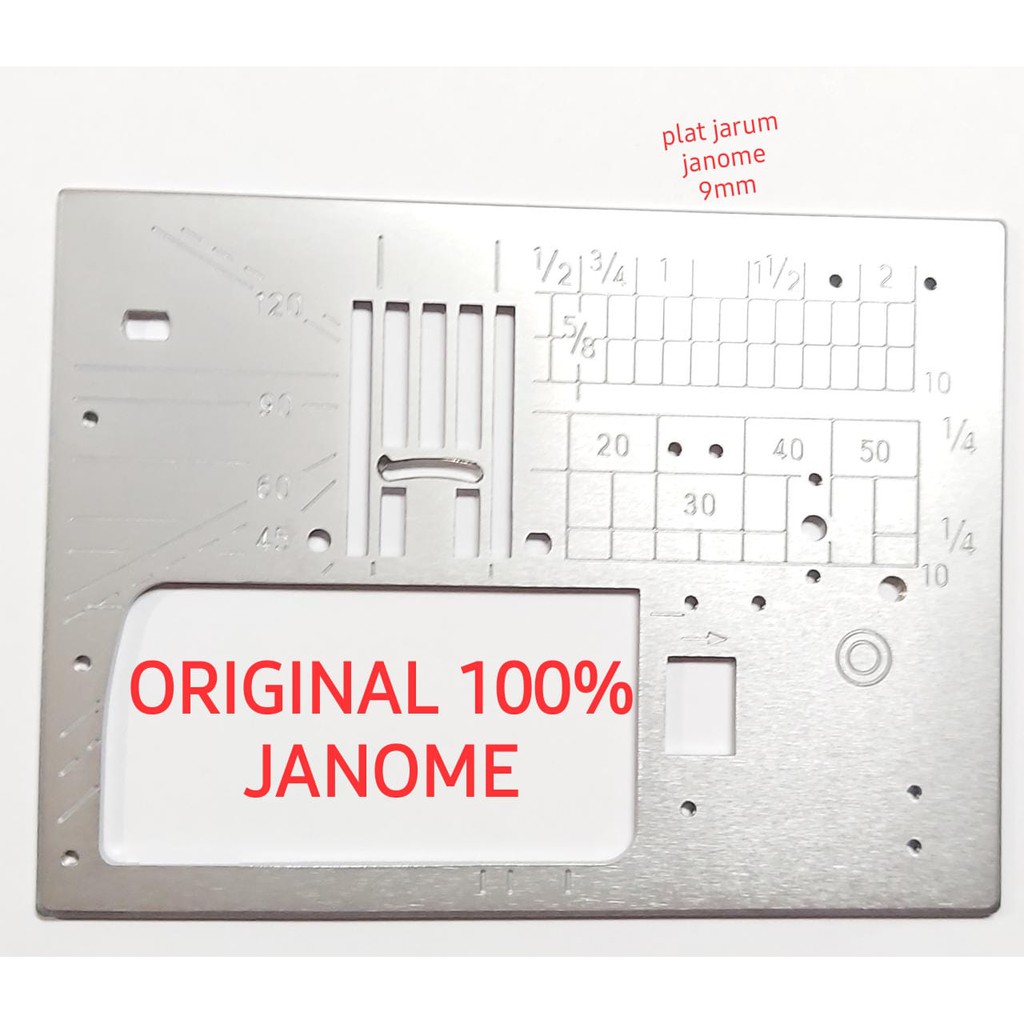 JANOME GENUINE PART plat jarum mesin jahit janome