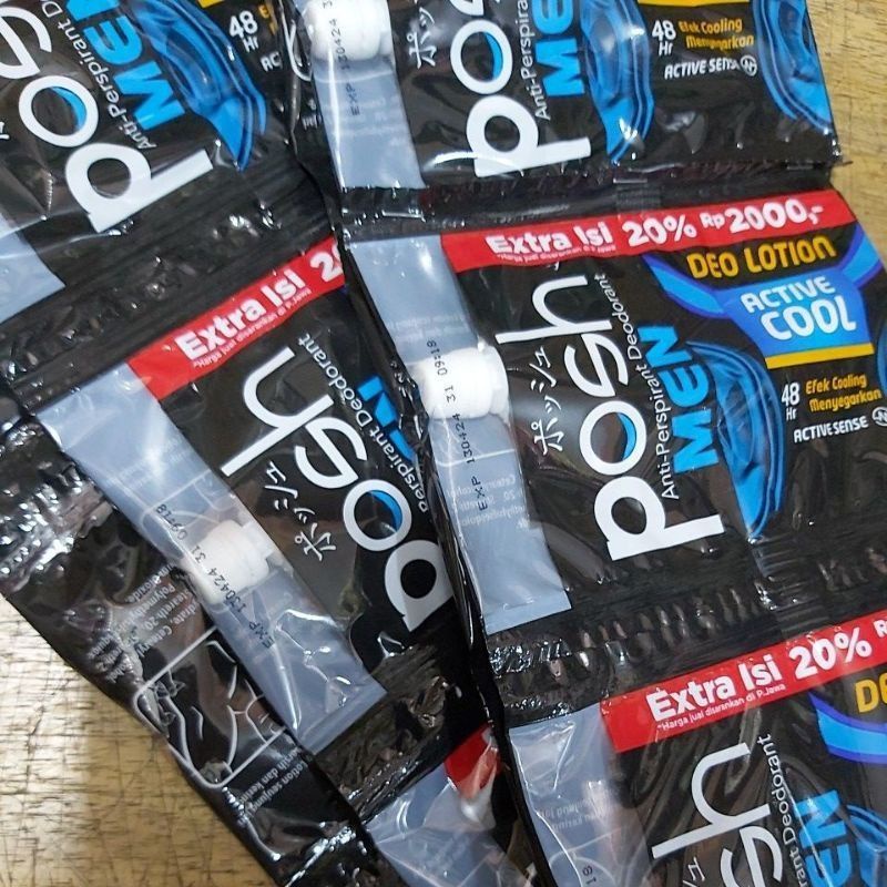 Deodorant Posh Sachet 1 Renteng Isi 12pcs/Deodorant Men