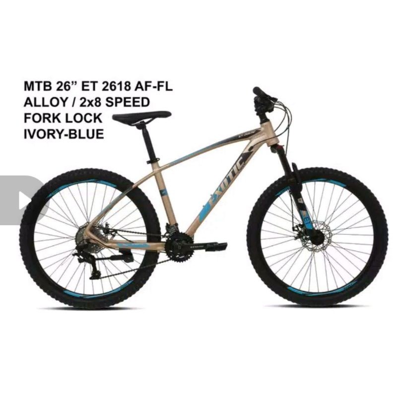 sepeda mtb 27.5 exotic 2618AF-FL 2x8sp