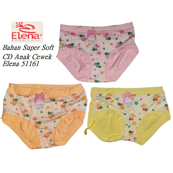 CD Celana Dalam Segitiga Super Soft Lembut Anak Perempuan Cewek Elena 51161, 51152, 51153, 51144, 51146, 51147