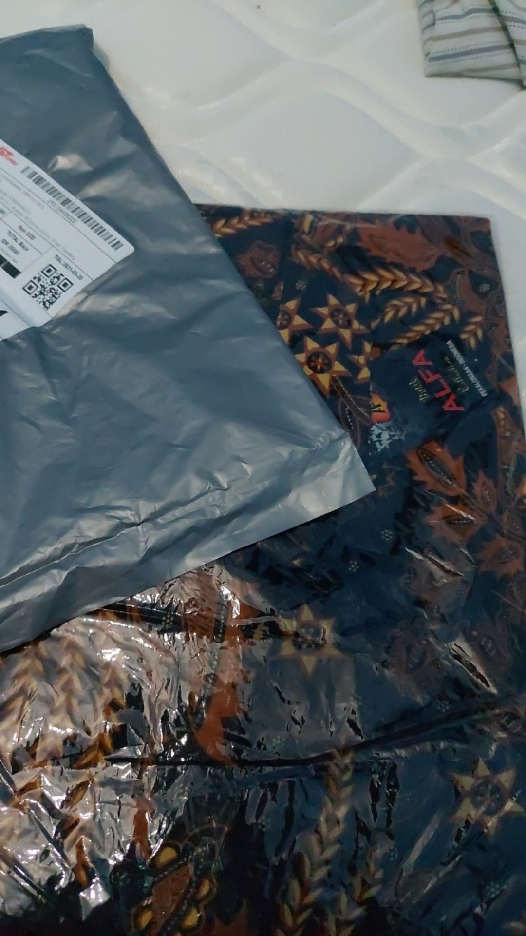 Batik Pria Hem Manggar Abu