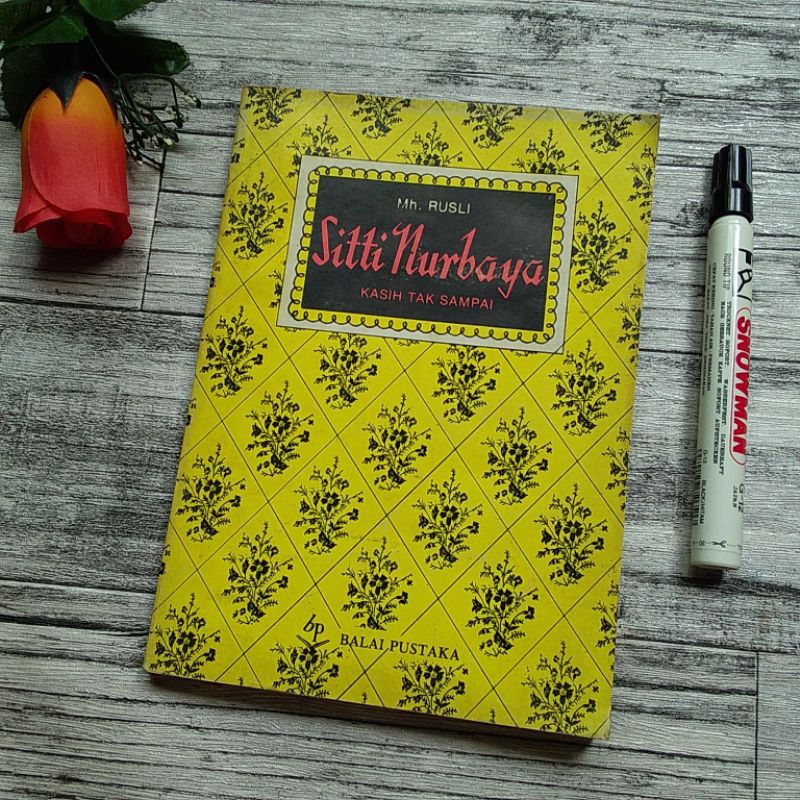 siti nurbaya oleh mh rusli terbitan balai pustaka