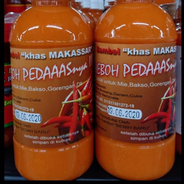 

sambal khas makasar 220 ml