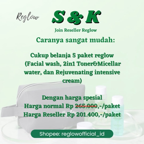 Paket Reseller Reglow dr Shindy Putri Official Store Resmi Red glow Skincare Original