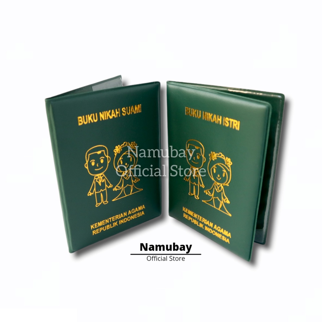 SAMPUL BUKU NIKAH SUAMI ISTRI 1 SET 2 PASANG / COVER BUKU NIKAH / sampul buku nikah unik / cover buku nikah / hiasan mahar cover buku nikah / tempat buat buku nikah / tempat buku nikah / dompet tempat buku nikah / tempat penyimpanan buku nikah / terlaris