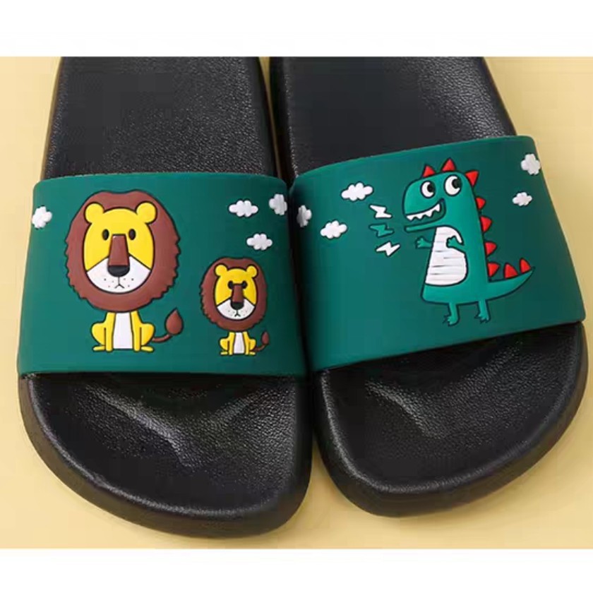 plazababyku SANDAL LION JUNGLE Sandal selop karet lucu anak Laki Laki Cowok Import Kualitas Bagus