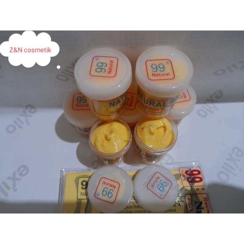 CREAM NATURAL 99 MALAM PLUS VITAMIN E / Natural 99 ecer