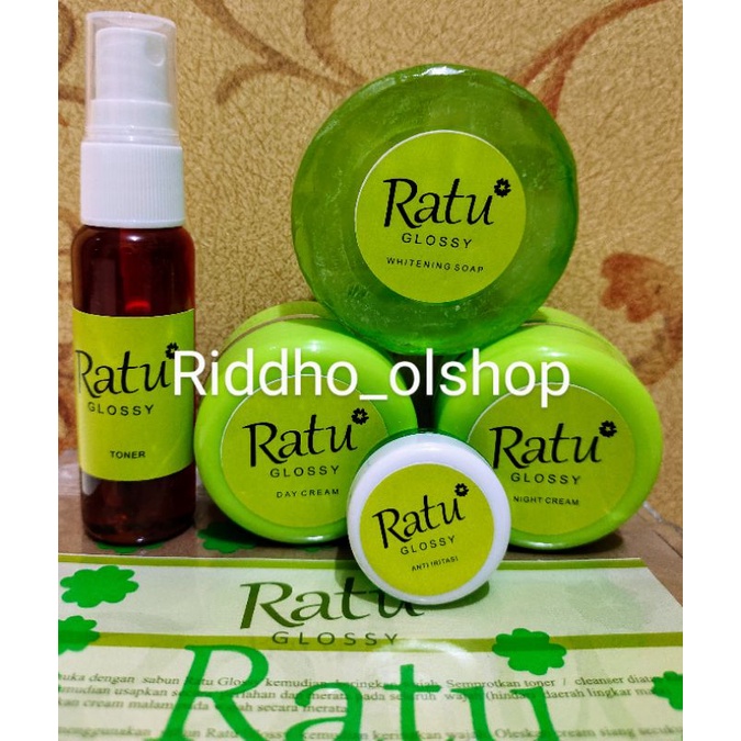 Paket Glowing Ratu glossy luxury pengelupasan plus Serum glowing.