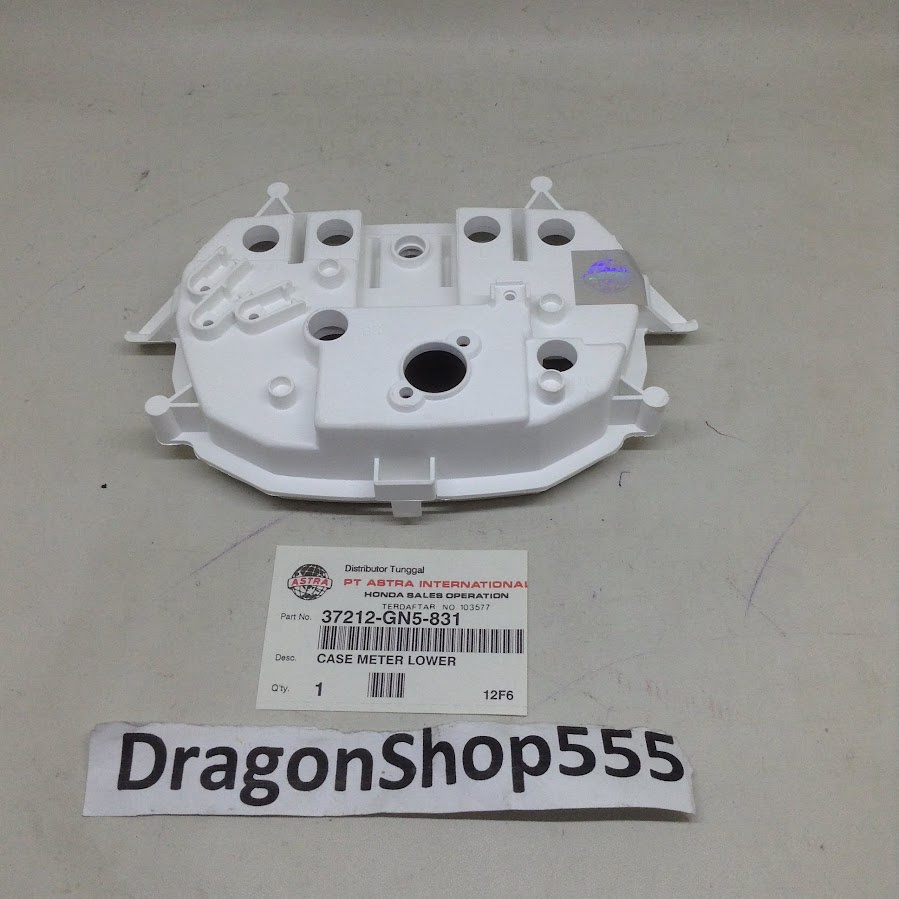 COVER DUDUKAN PUTIH RUMAH SPEEDOMETER KILOMETER CASE METER LOW HONDA GRAND ORIGINAL YGP 37212-GN5-83