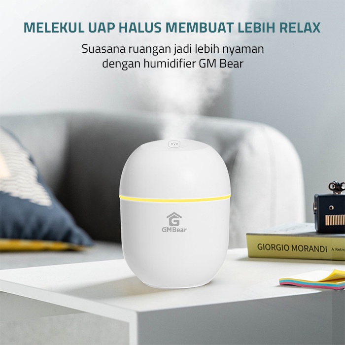 GM Bear Humidifier Diffuser 1201 Aroma Terapi Pelembab Udara - Mini Humidifier 220ml-2