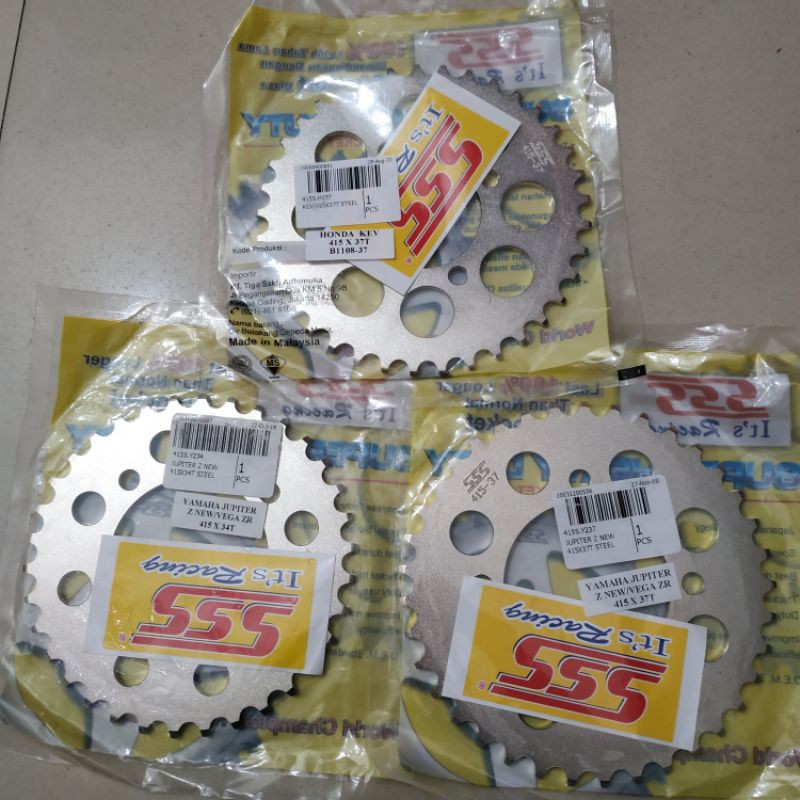 Gear Belakang Vega ZR SSS Racing Tipis 415
