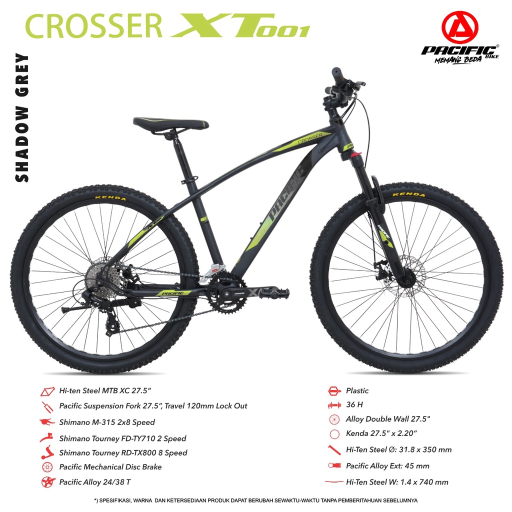 Sepeda Mtb Gunung 27,5 Inch Pacific Crosser XT001