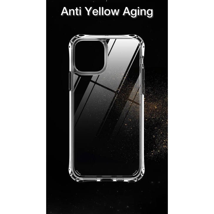 Premium Anti Yellow Aging Hybrid IPHONE Clear Case Iphone X Xs Xr Xs 11 Pro Max 12 Pro Max FH13