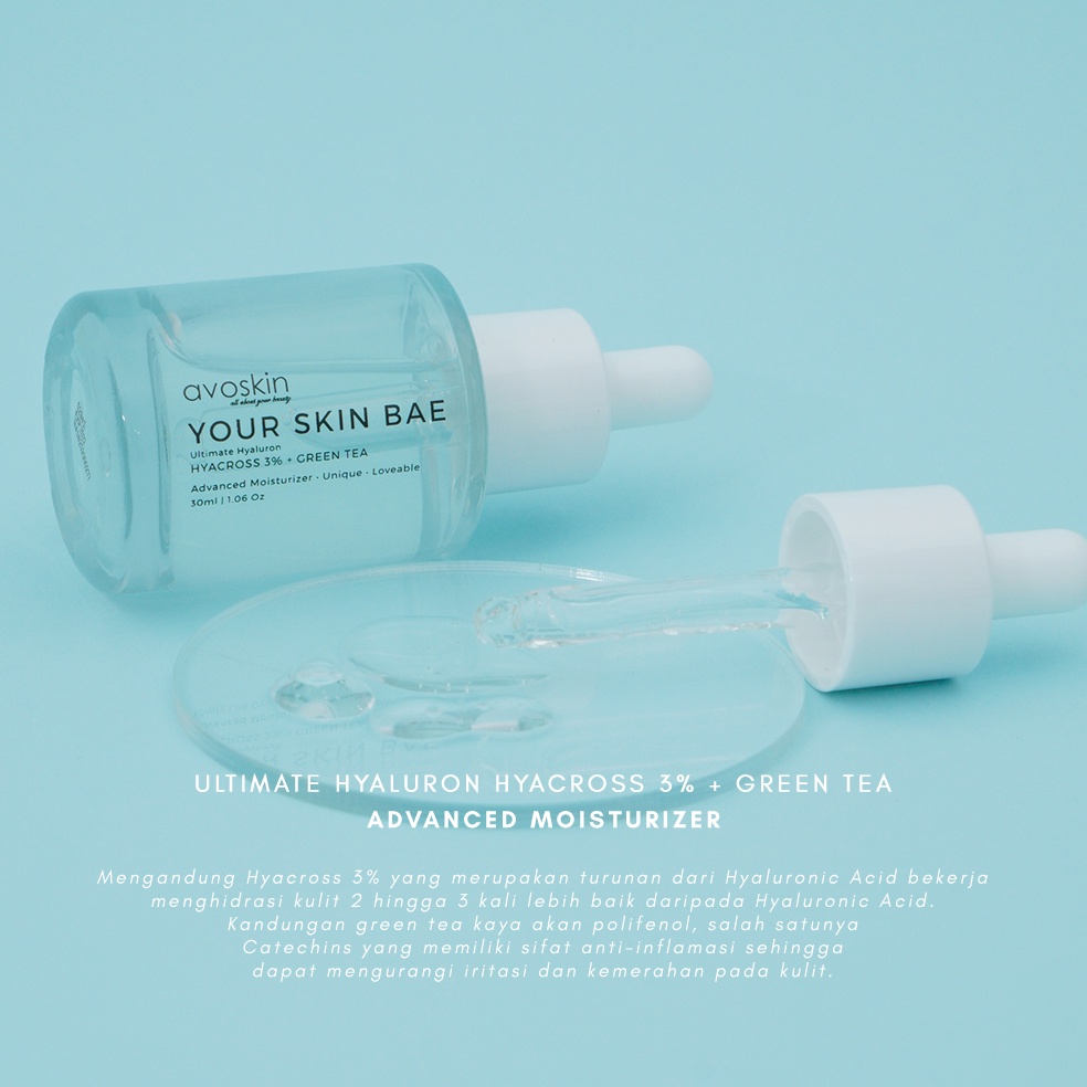 Avoskin Your Skin Bae Ultimate Hyaluron HYACROSS 3% + Green Tea Serum