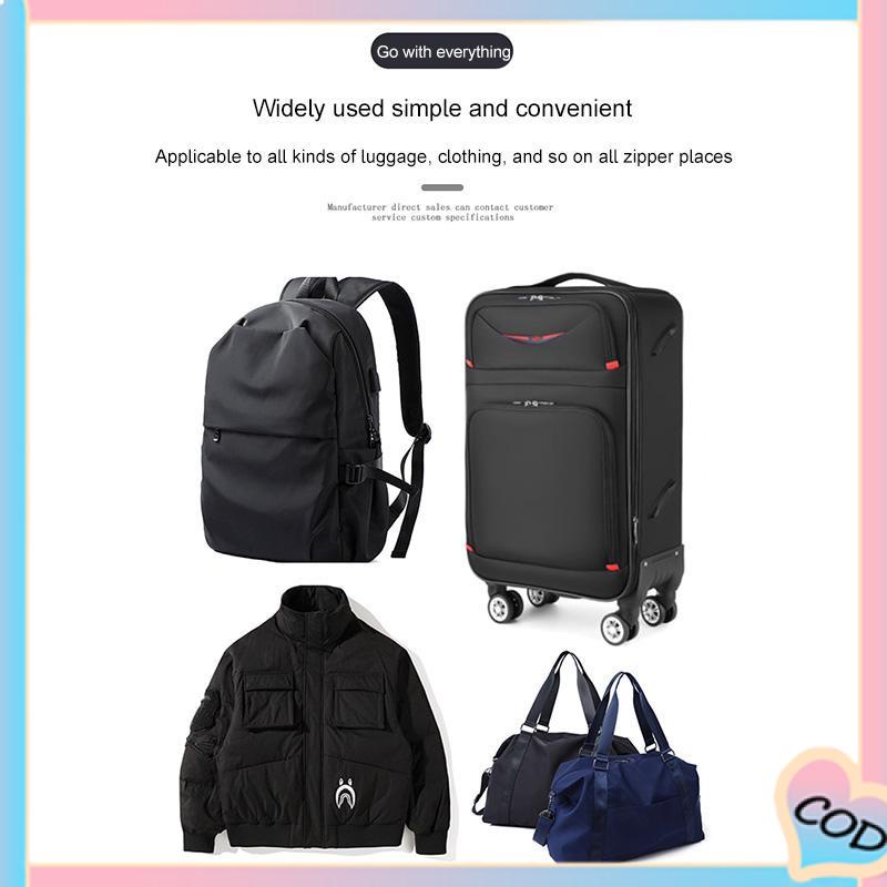 COD❤️ Alat Gratis Dilepas Ritsleting Kepala Tas Koper Tas Sekolah Mantel Sepatu Sepatu Bot Karet Ritsleting Tab-A.one