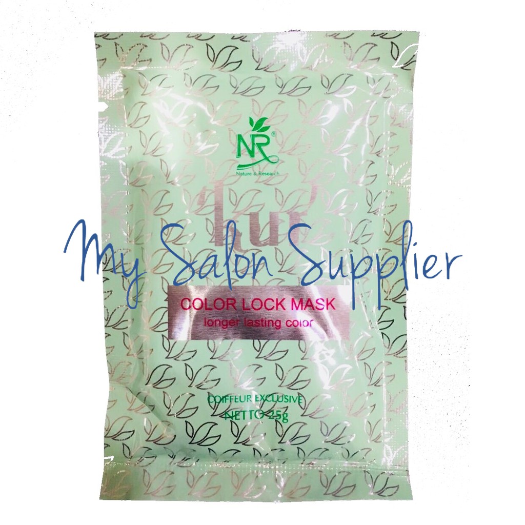 NR Kur Spa Therapy / Color Lock Mask / HydroSilk Mask Sachet 25g / Masker Rambut