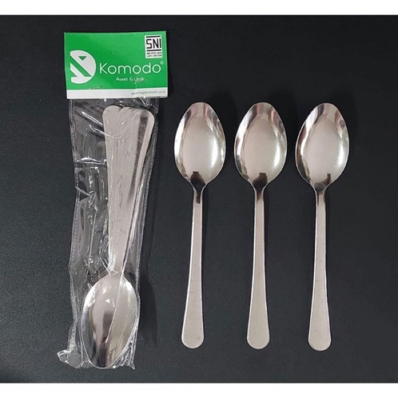 Sendok Makan Stainless Steel Komodo / Sendok Tebal / Sendok Kokoh