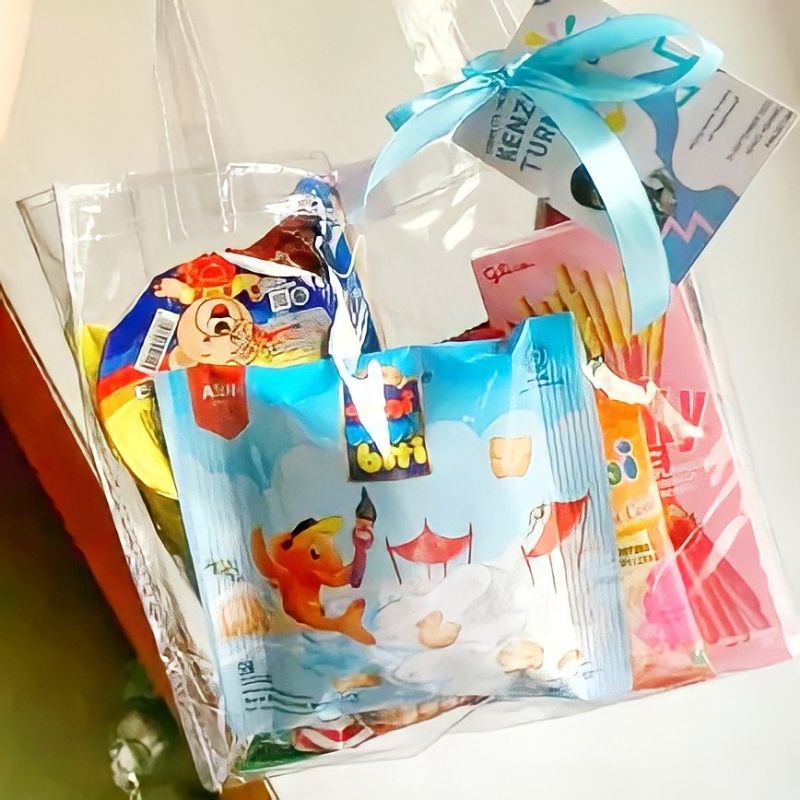 

tas mika pvc tas mika polos goodiebag tas birthday best quality awet bahan premium for kids birthday parcel wedding aqiqah