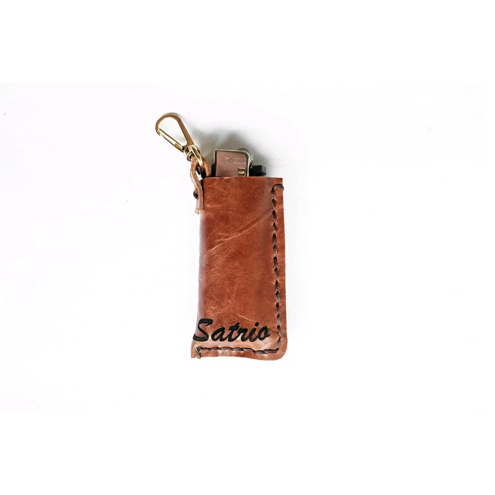 

wadah korek api atau case korek api dari kulit sapi asli handmade vintage