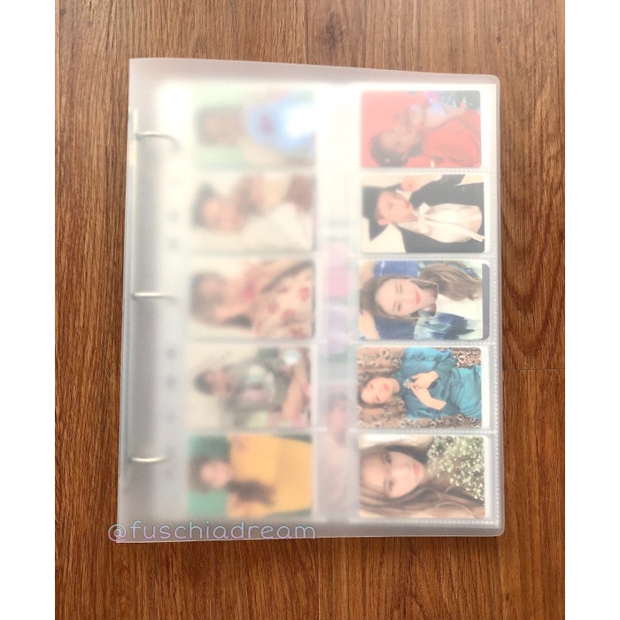 

READY Binder + 10p Sleeve Bantex untuk Photocard Polaroid KPOP - Transparan MURAH