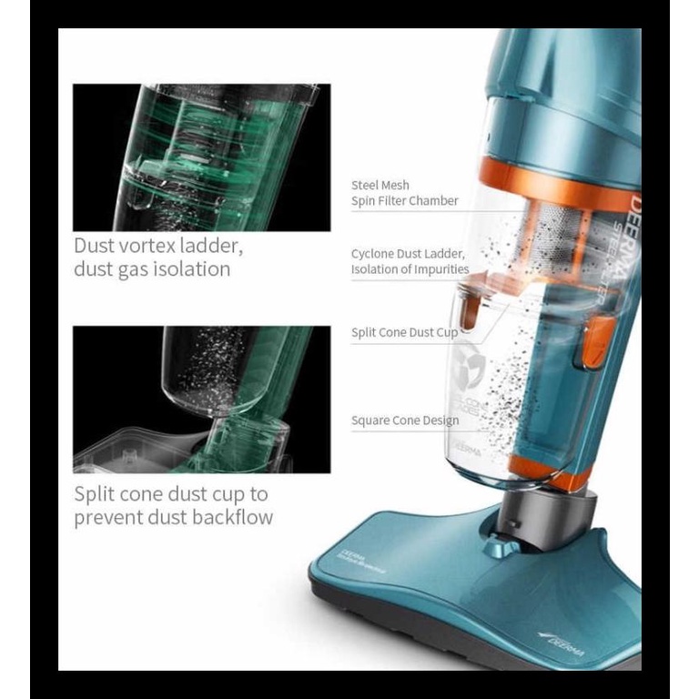 Baru Deerma Dx900/Dx920 Vacuum Cleaner Handheld 2In1 Dx 900 Dx 920