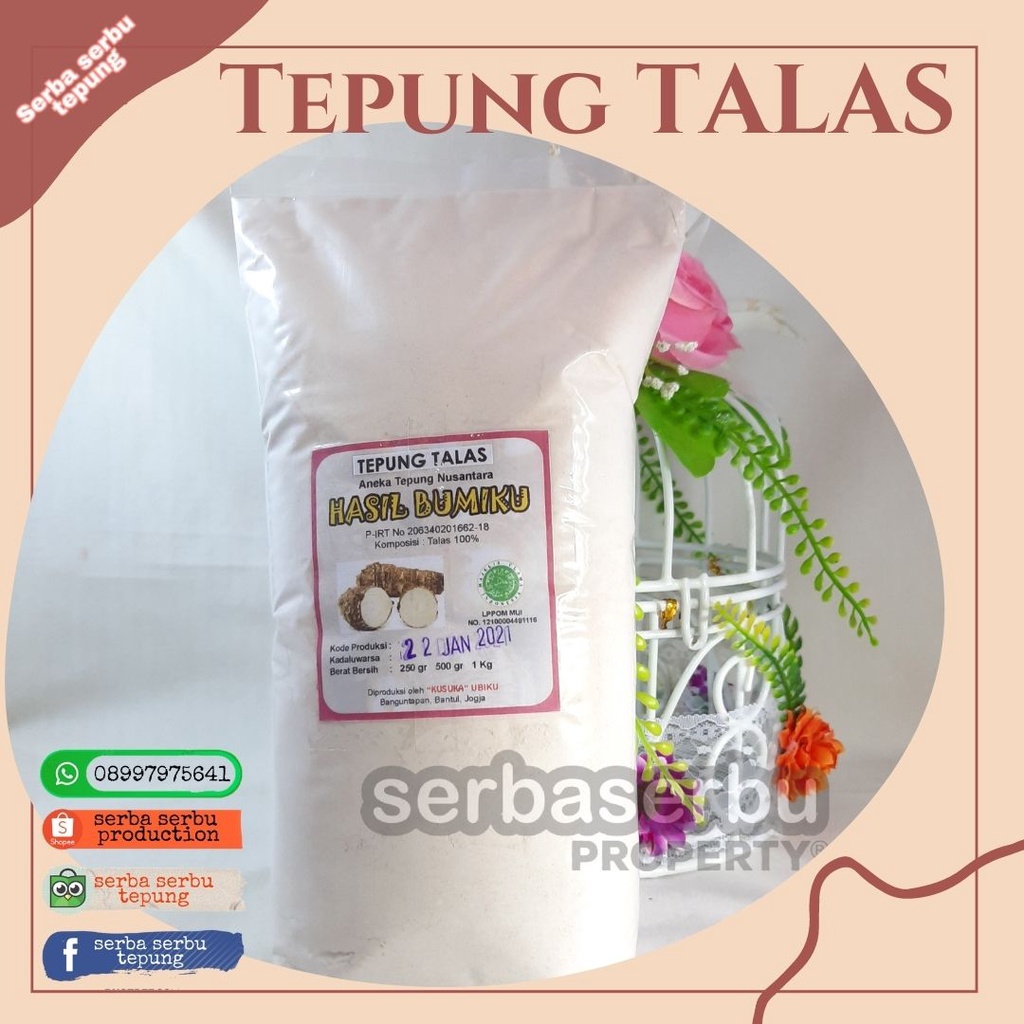 

Tepung Talas(1kg)|Mengatasi Darah Tinggi|Tepung Free Gluten