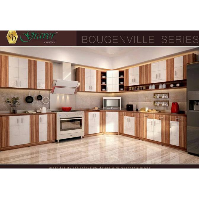 Kitchen Set Atas Sudut / Rak Gantung / Lemari Gantung Dapur Ksa 2751 Beliaadi