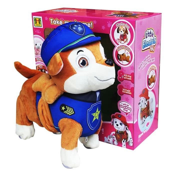 TCJ - AJAIB MAINAN ROBOT ANJING PAW PATROL BISA JALAN KAYA BENERAN LITTLE ELECTRIC PET