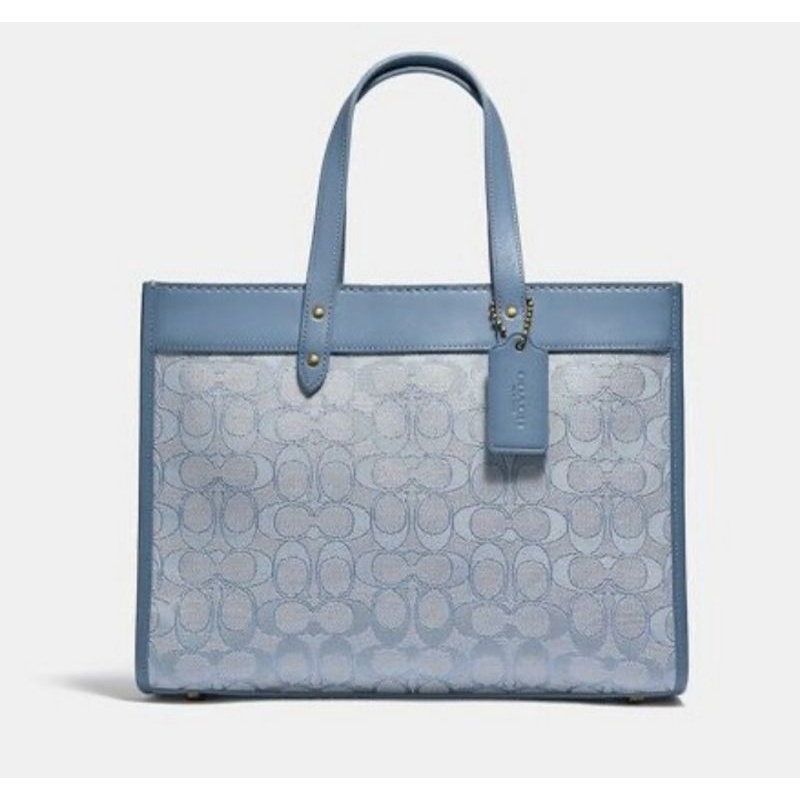 Coach Field Tote 30 In Signature Jacquard (C3282)
