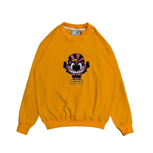 Jaket Sweater Crewneck PNT CAT – Yellow Edition Fashion Trendy Casual Pria Good Brand Quality Stylish