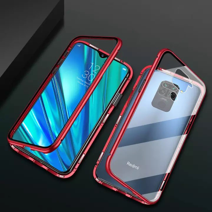 Premium 2in1 Case Magnetic Glass Transparant For Type Samsung A10s/A20s/A21s/A30s/A50s/A50/J4+/J6+