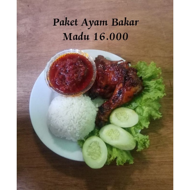 

Paket Nasi Ayam Bakar Madu Merakyat