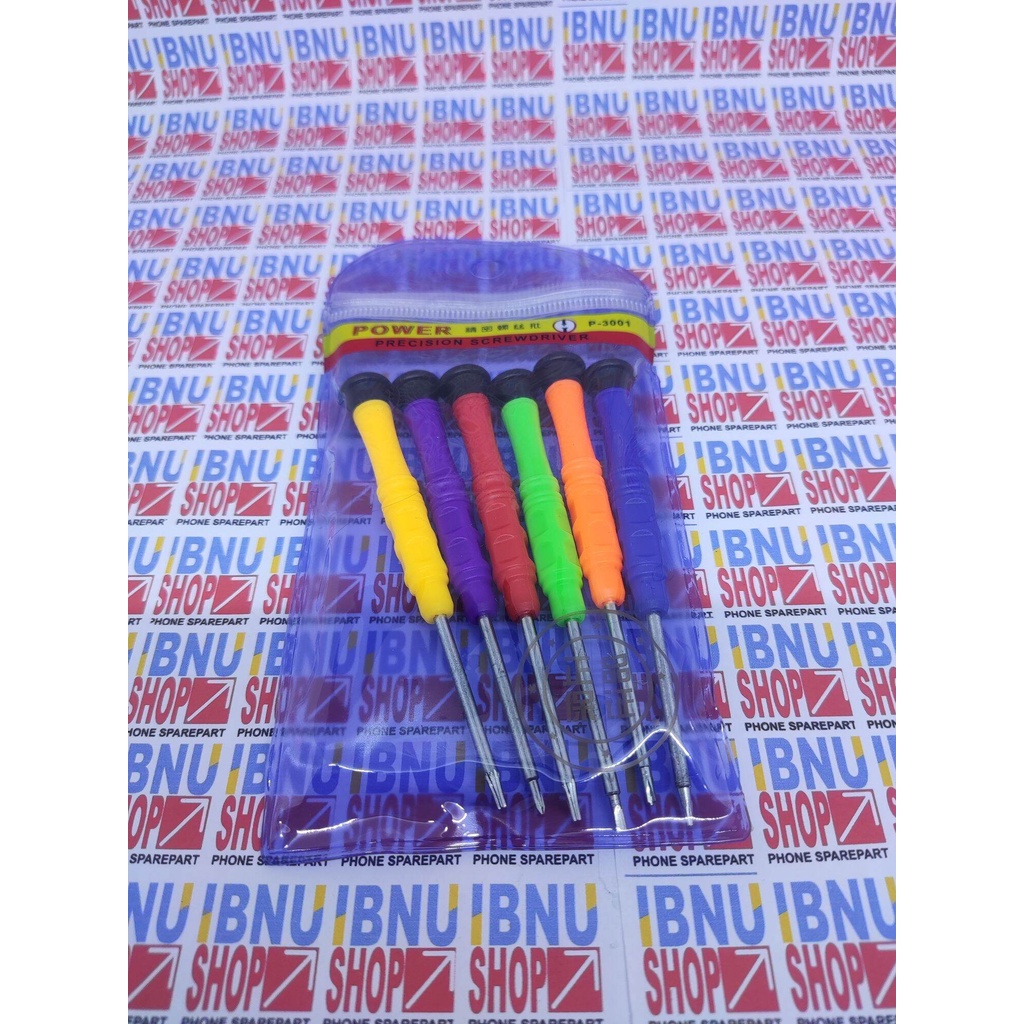 OBENG SET MINI P3001 / TOOLS / TOOL ALAT PEMBUK HANDPHONE ORIGINAL SUNSHINE