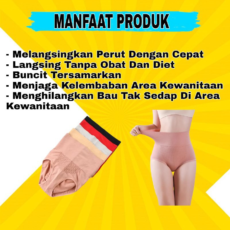 Korset Pelangsing Pengecil Perut Buncit Pengecil Badan Wanita Japan Cocotte Slimming Pants Murah