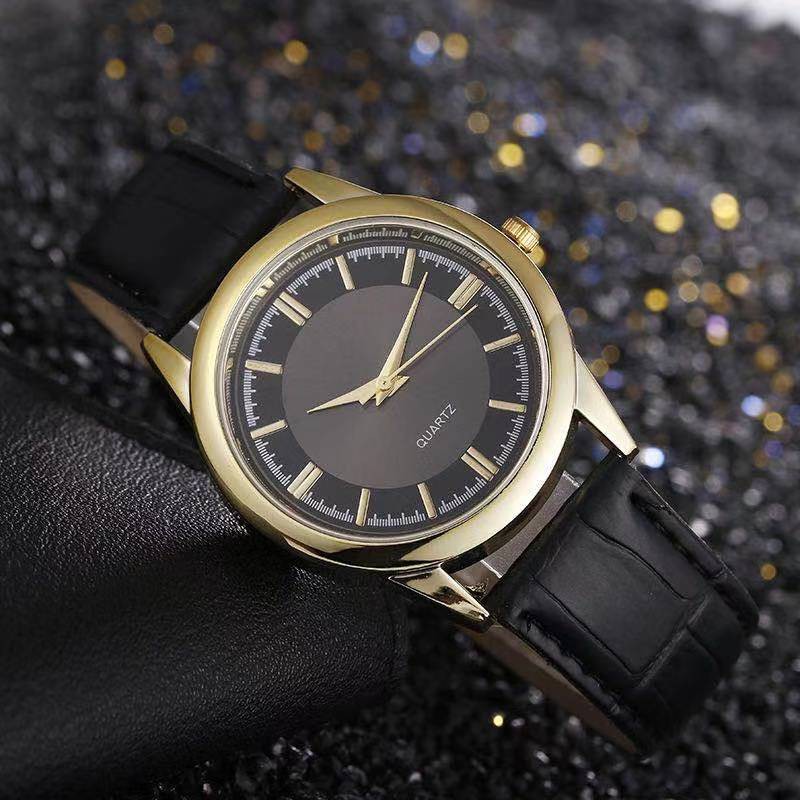 Jam Tangan Analog Casual Pria Quartz Fashion Korea / Jam Tangan Pria Strap Pu Elegan Dan Casual