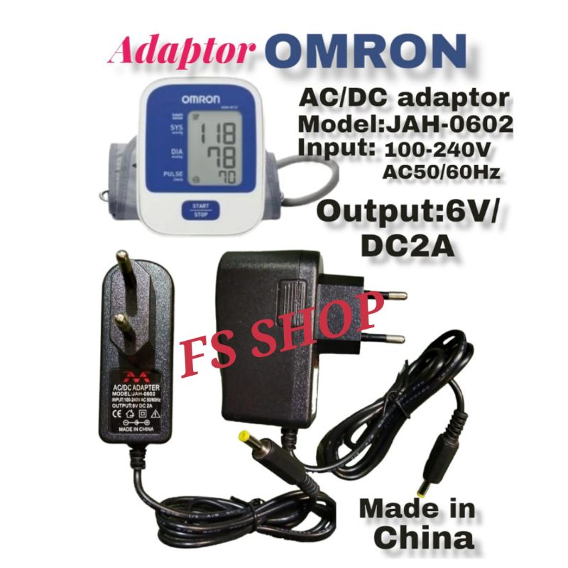 Adaptor Tensimeter Omron Sebagai Pengganti Baterai Cocok Untuk Semua Tipe Omron